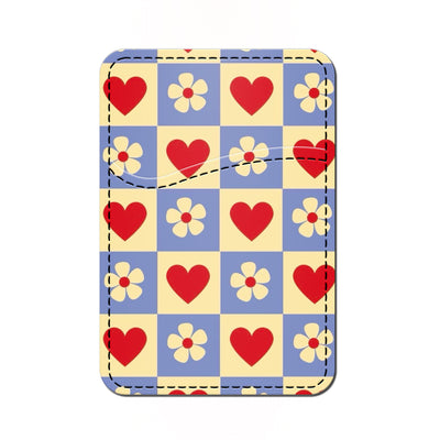 Card Wallet Flower and heart