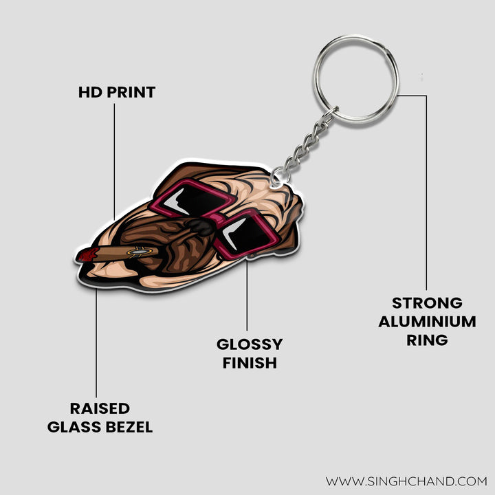 Hot Dog Chills Keychain
