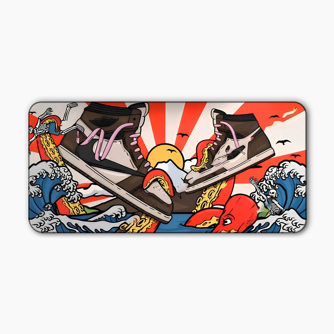 Vintage Fresh Kicks DESK MAT