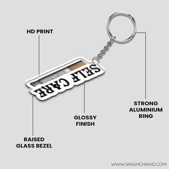 High time for selfcare Keychain