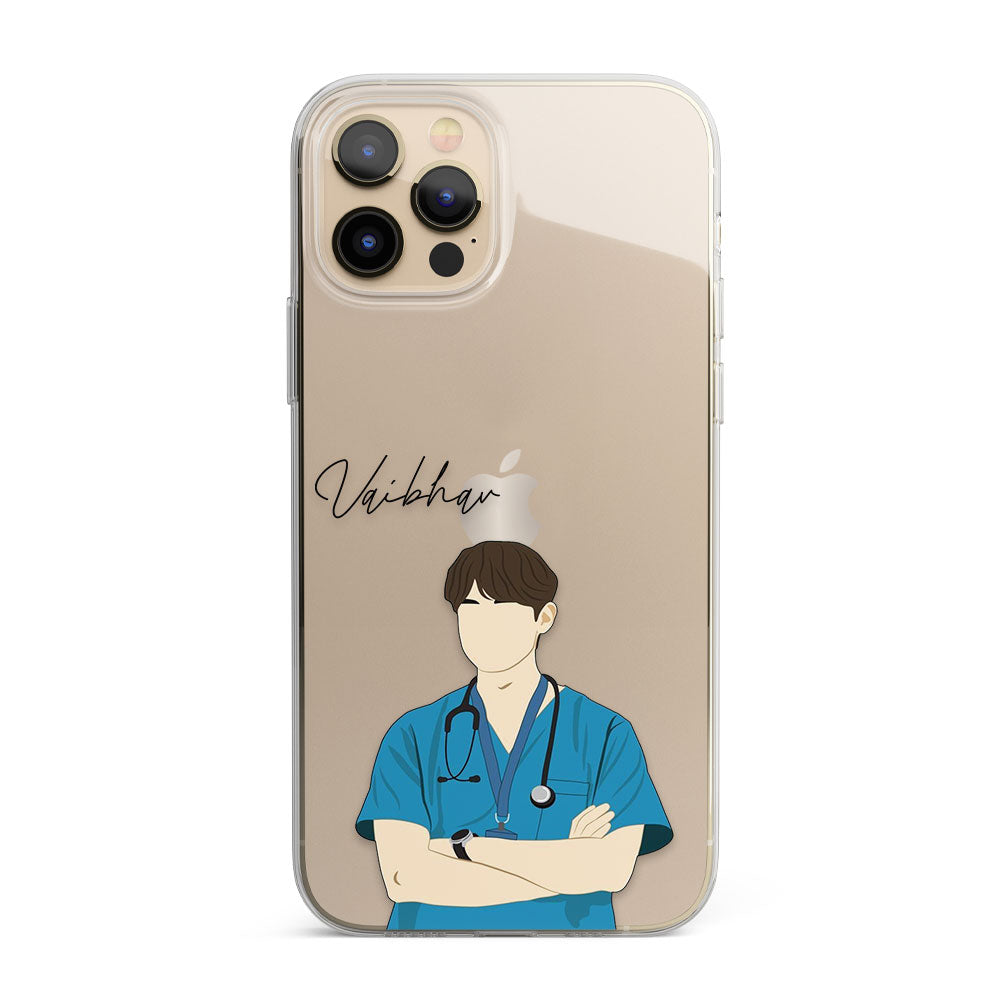 For Boys Name Mobile Cover Personalised Name Phone Case Doctor Boy