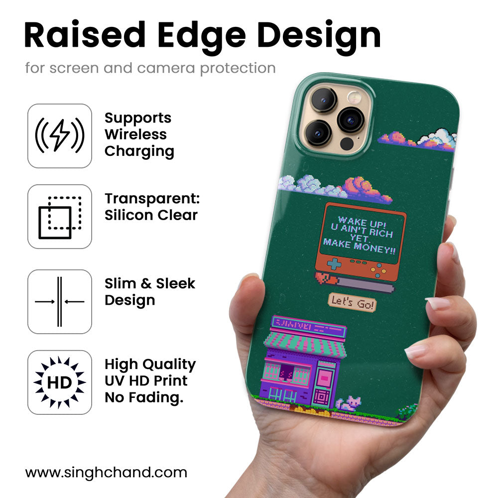 Pixel Rich Dreams Silicon Phone Case