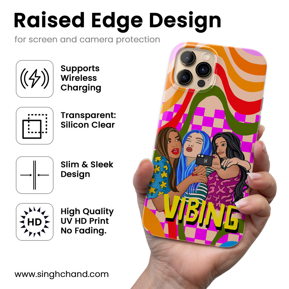Vibing Vibe Tribe Silicon Phone Case