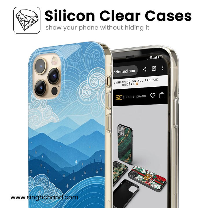 Drowning in Calm Silicon Phone Case
