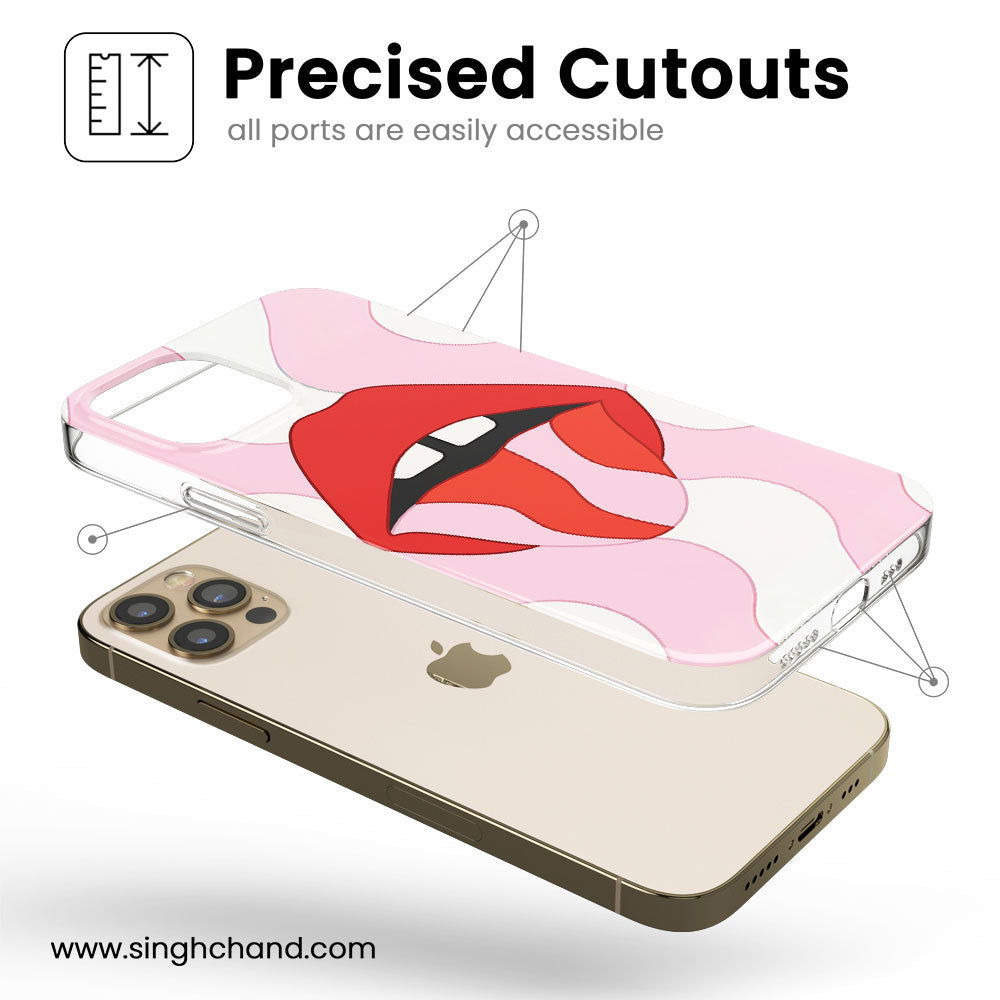 Lick the Limit – Retro Pop Chaos Silicon Phone Case