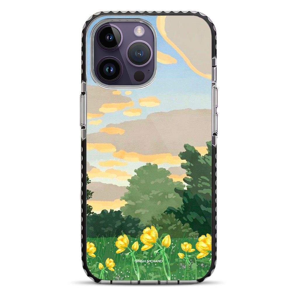 Cloud Meadow iPhone 14 Pro Stride Phone Case | SINGH & CHAND