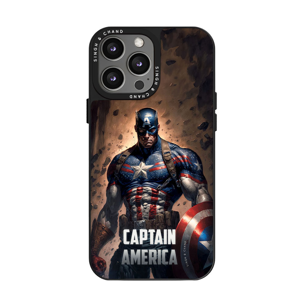 Captain America iPhone 15 Pro Max Glass 2.0 Phone Case