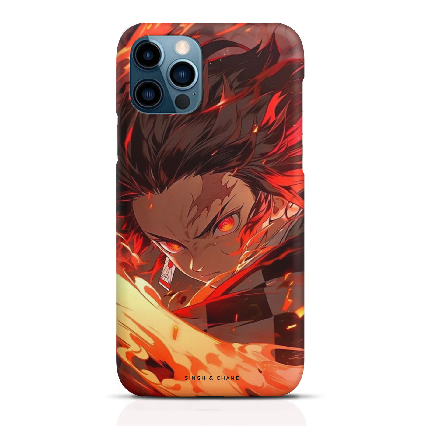 Tanjiro Fire Sword 2.0 Demon Slayer Anime Matt Phone Case