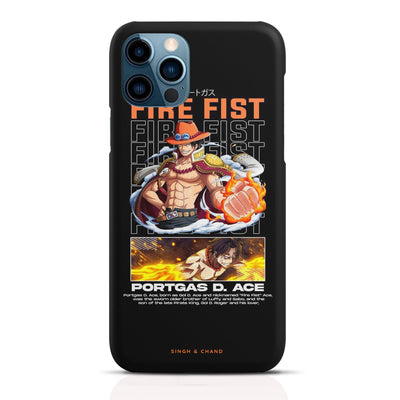 Ace Fire Fist One Piece Anime Matt Phone Case