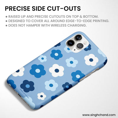 Blue Floral Dream 2.0 Matt Phone Case
