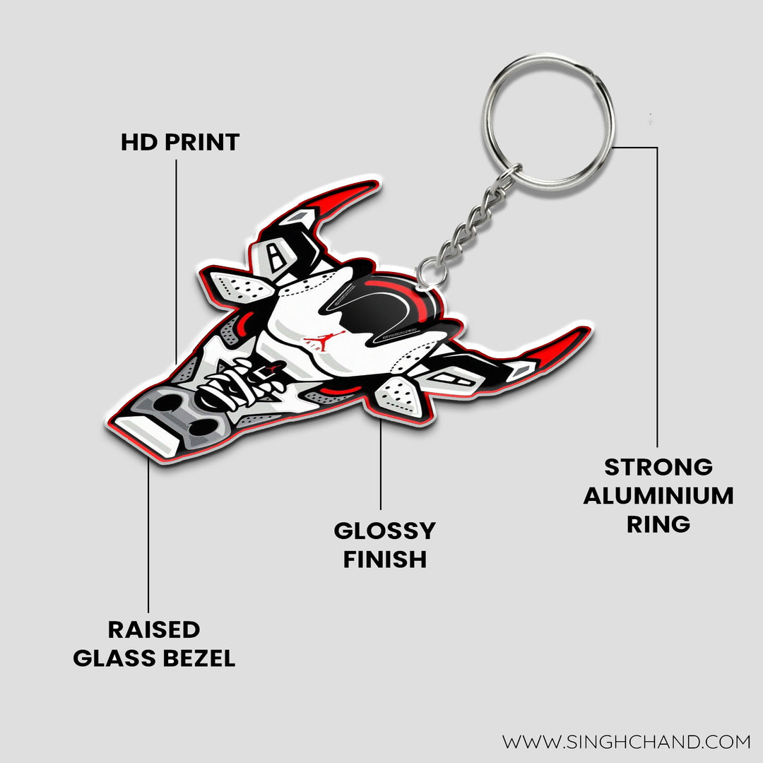 Danger Bull Keychain