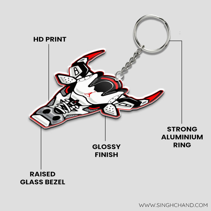 Danger Bull Keychain