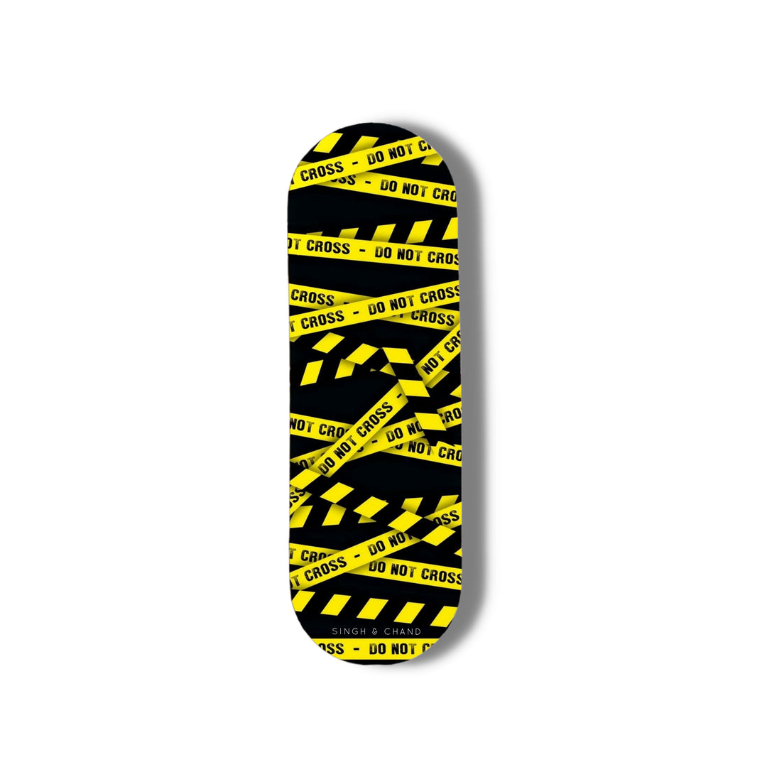 Warning Do Not Cross Pop Slider