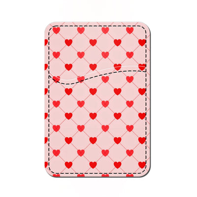 Card Wallet Pink Hearts