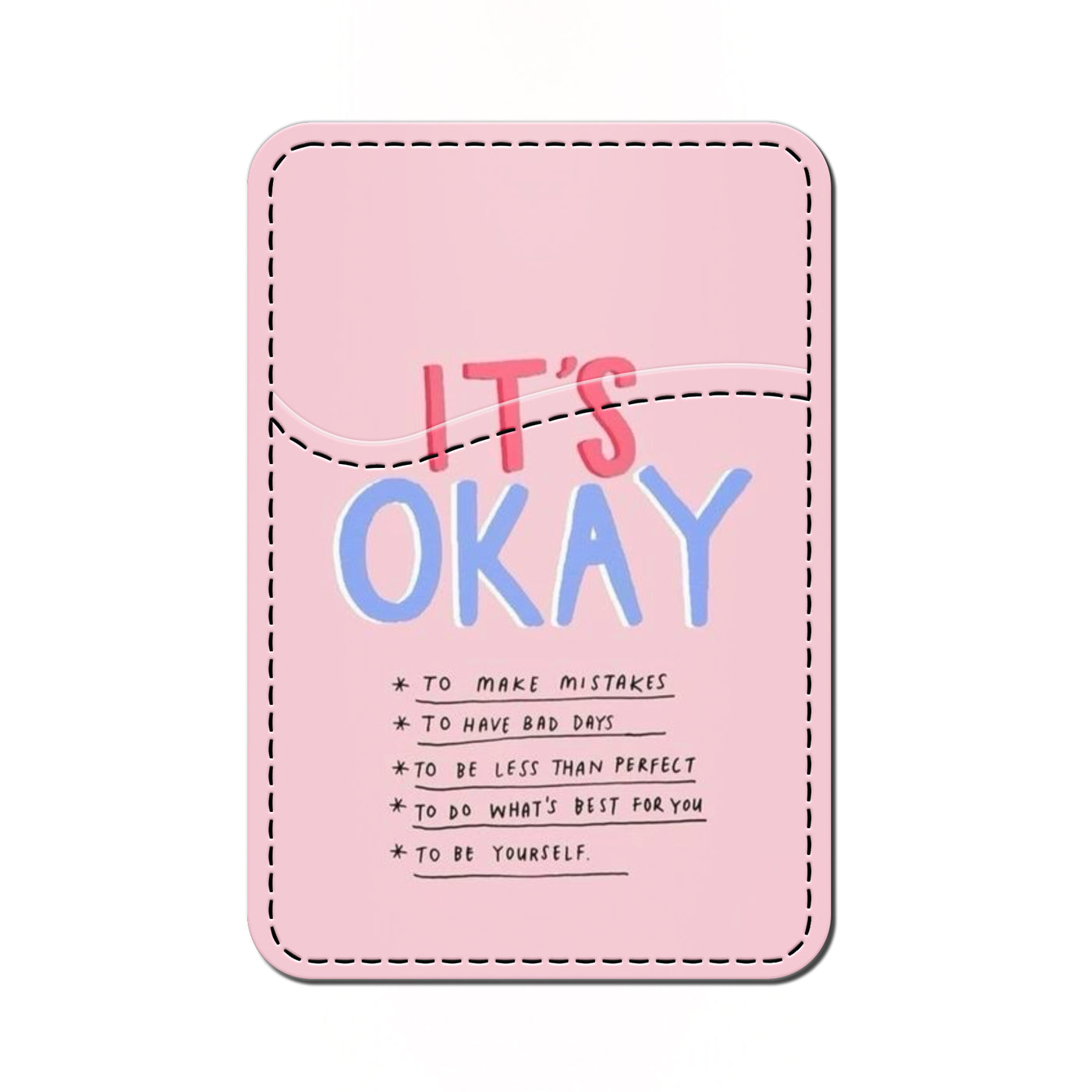 Card Wallet Self-Care Reminder