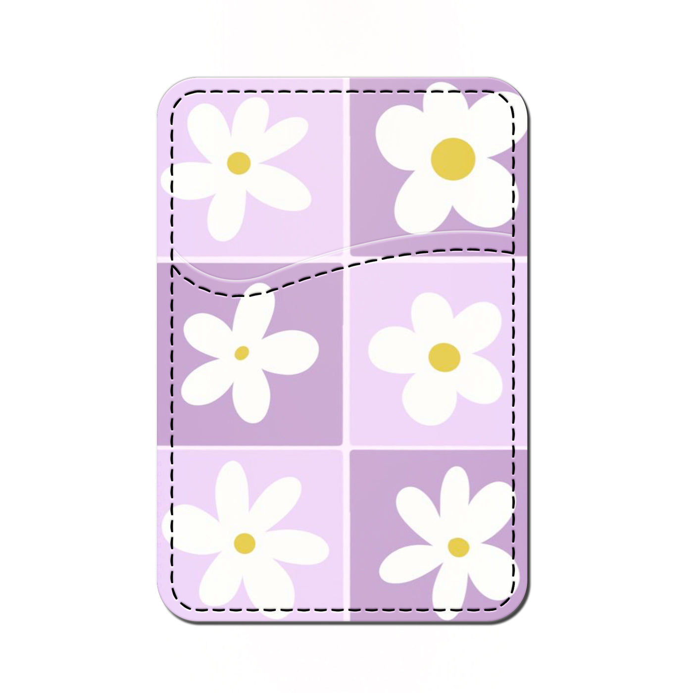 Card Wallet Blooming Squares