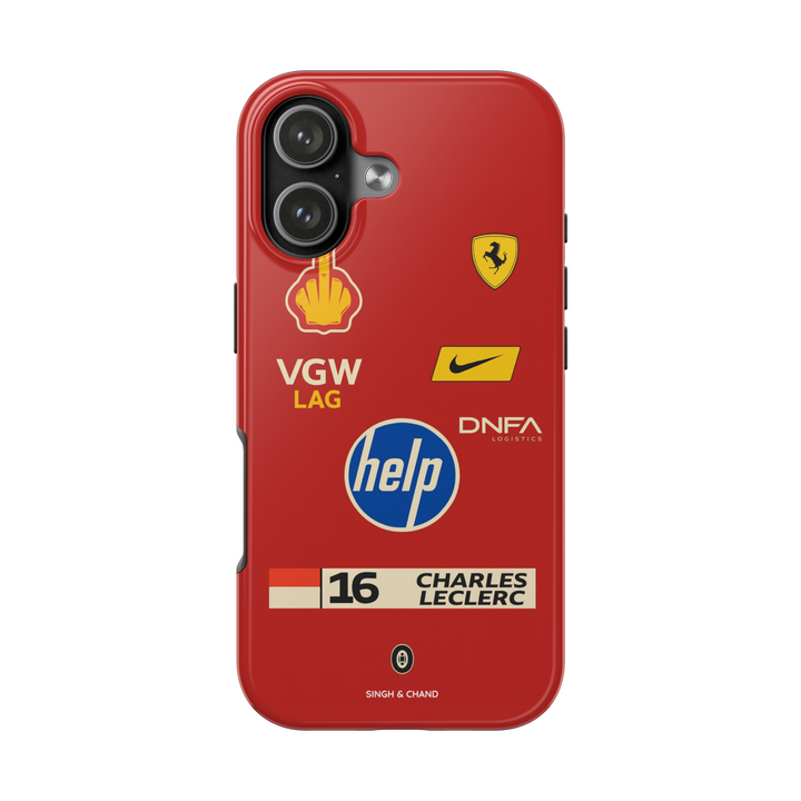 Crimson Grid Trackline Edition Tough Phone Case