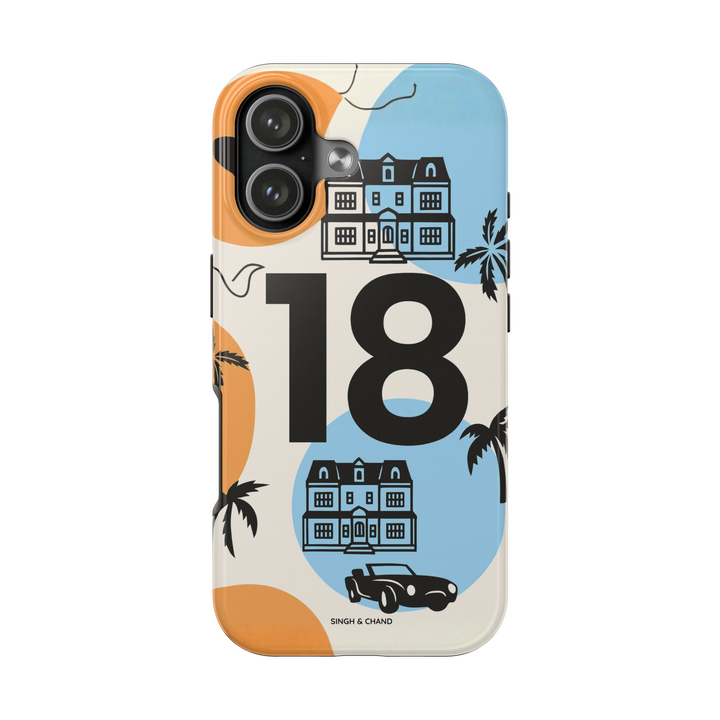 Sunset Circuit Trackline Edition Tough Phone Case