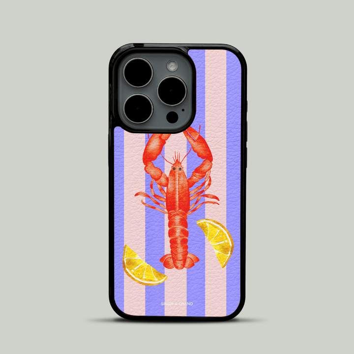 Lobster Luxe Leather Phone Case