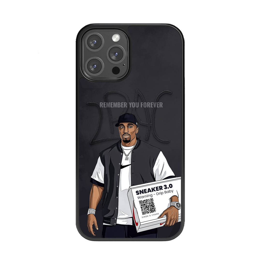 Sneaker 3.0 Limited Edition REMEMBER YOU FOREVER 2PAC Glass Phone Case – SINGH & CHAND Sneaker 3.0 Limited Edition REMEMBER YOU FOREVER 2PAC Glass Phone Case – SINGH & CHAND