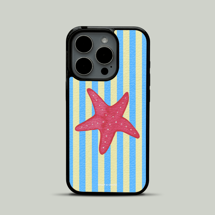 Starry Shore Leather Phone Case
