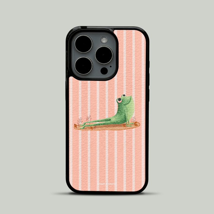 Lazy Lagoon Leather Phone Case
