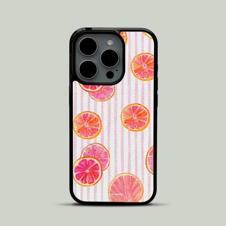 Citrus Tide Leather Phone Case