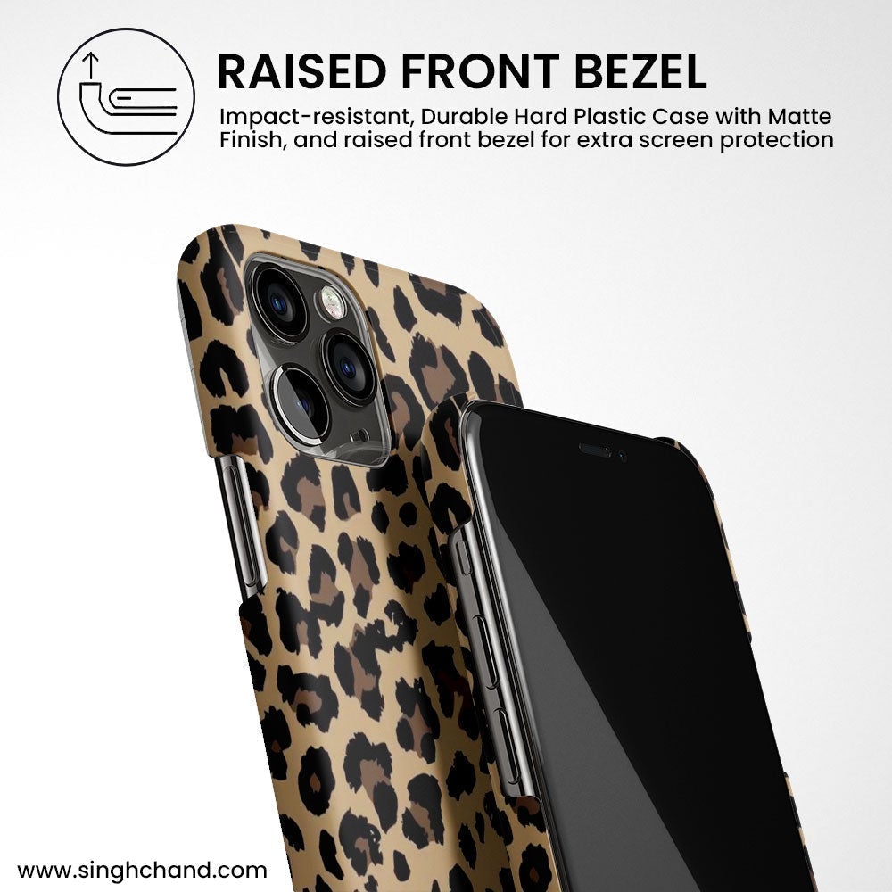 Cheetah Print Matt Phone Case