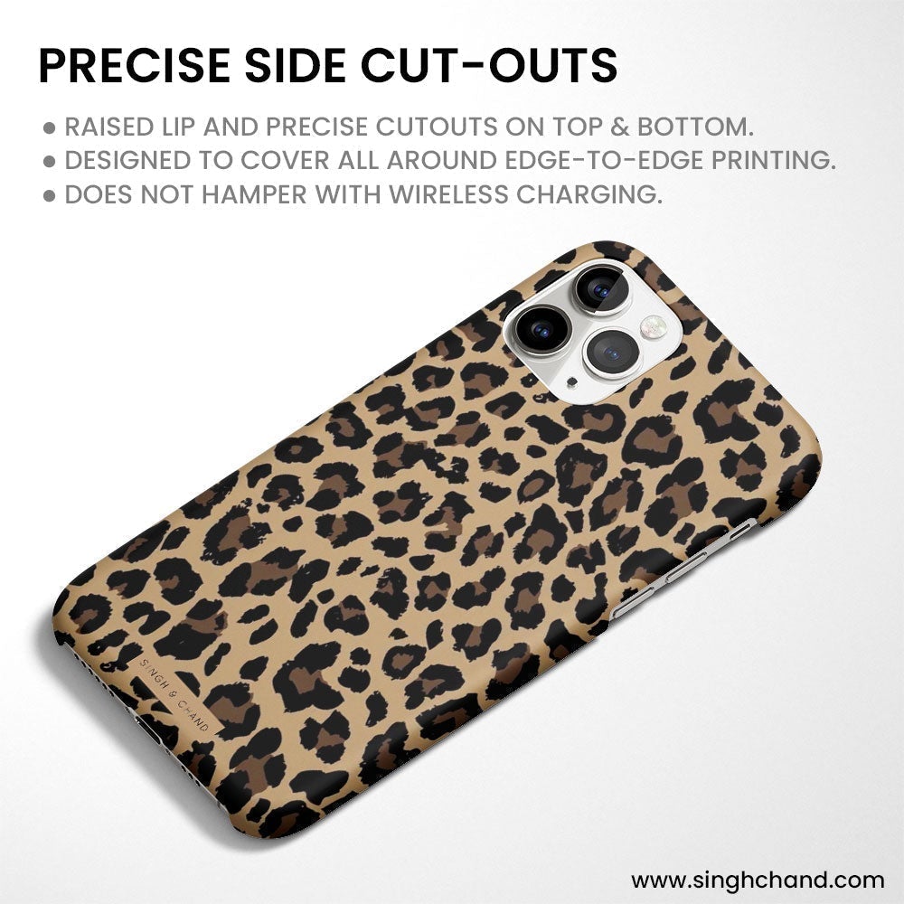 Cheetah Print Matt Phone Case