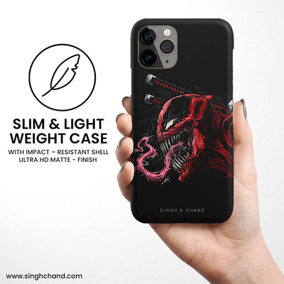 VENOM - The red skull Matt Phone Case