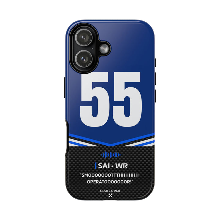 Blue Operator Trackline Edition Tough Phone Case