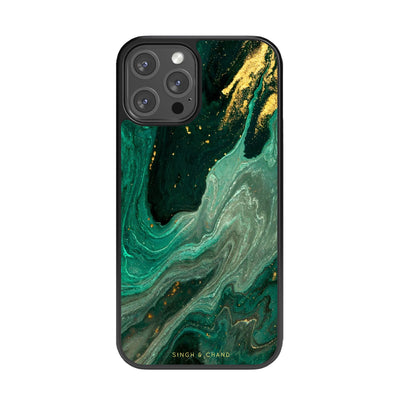 Northern Lights Glass Phone Case