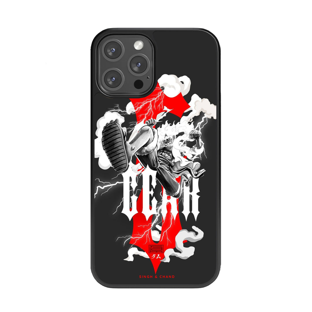 Gear 5 Luffy 1.0 One Piece Anime Glass Phone Case