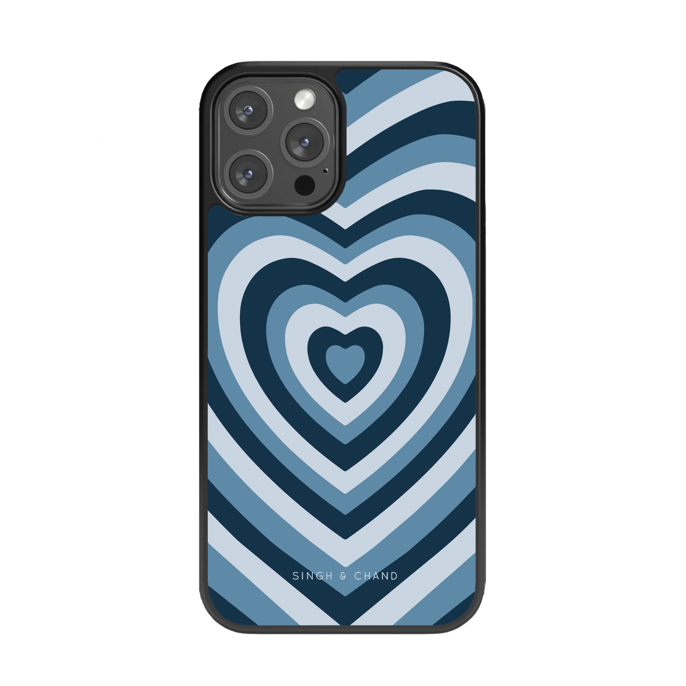 Steel Blue Glass Phone Case