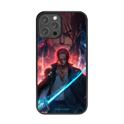 Shanks 1.0 One Piece Anime Glass Phone Case