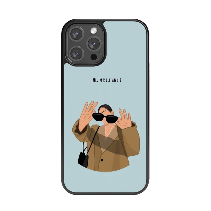 Me, Myself & I Glass Phone Case