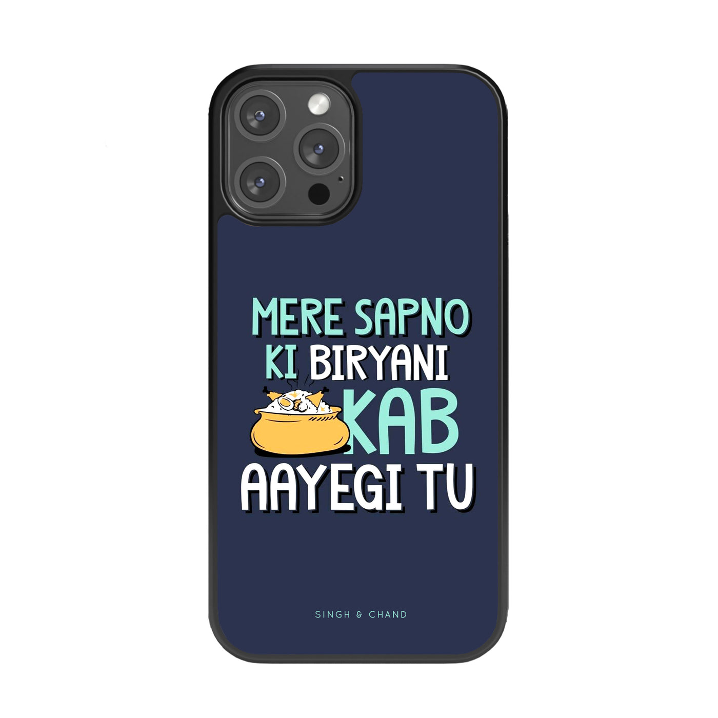 Sapno Ki Biryani Glass Phone Case