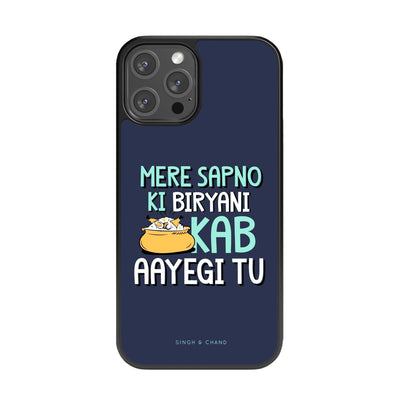 Sapno Ki Biryani Glass Phone Case