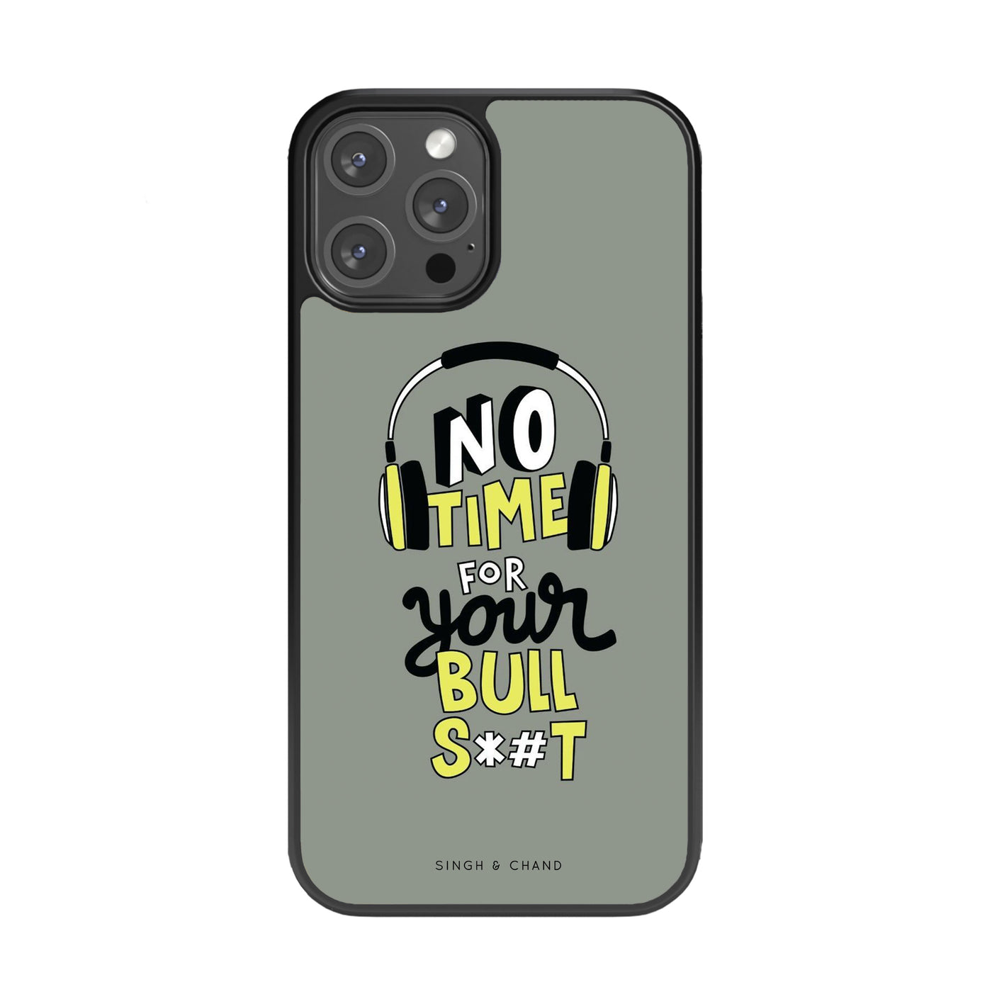 No Bullshit Glass Phone Case