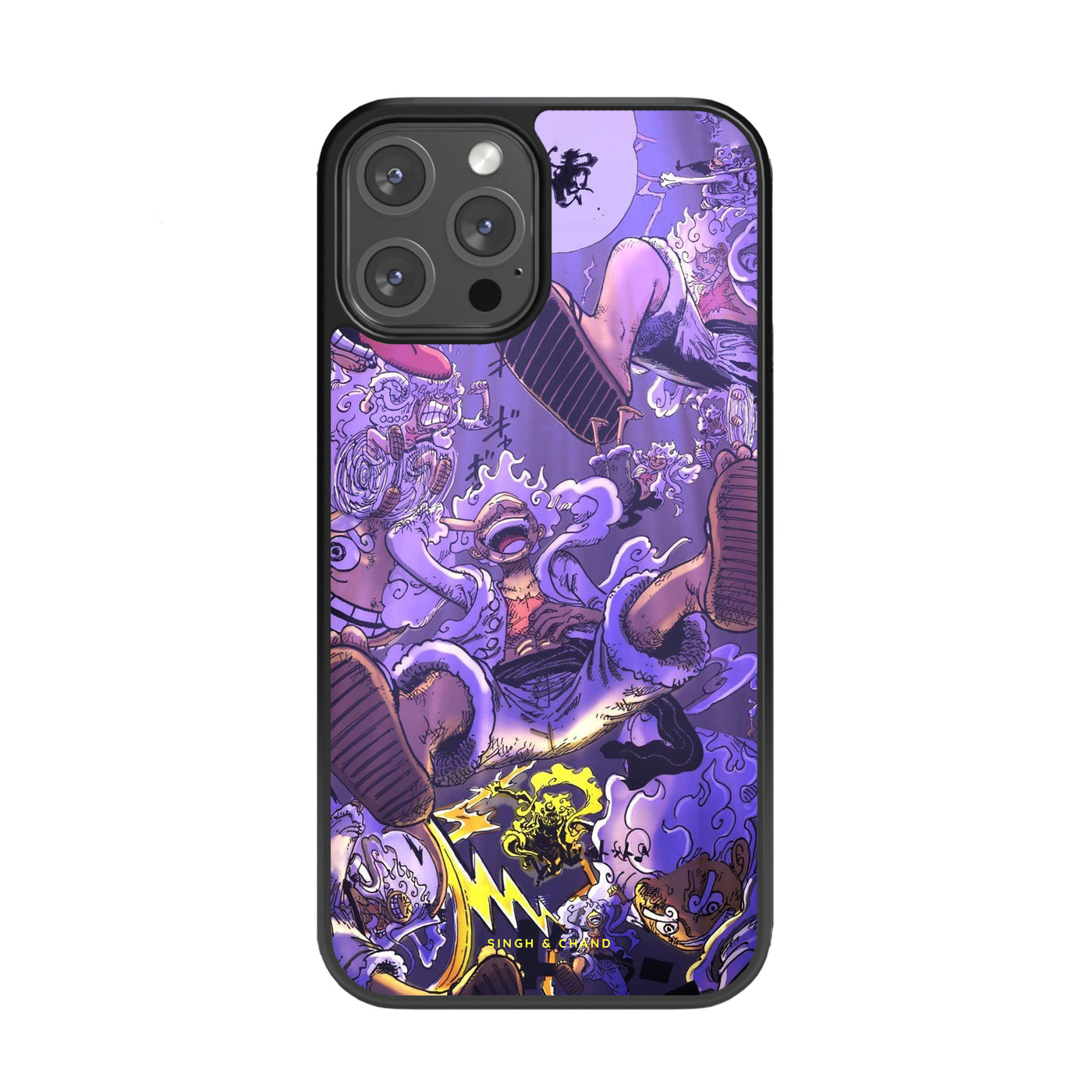 Gear 5 Luffy 2.0 One Piece Anime Glass Phone Case