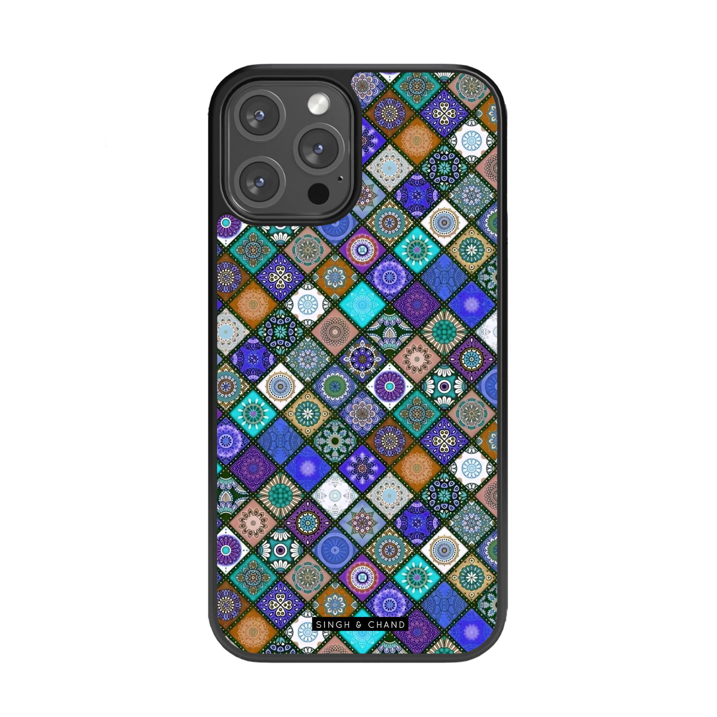 Mandala Glass Phone Case