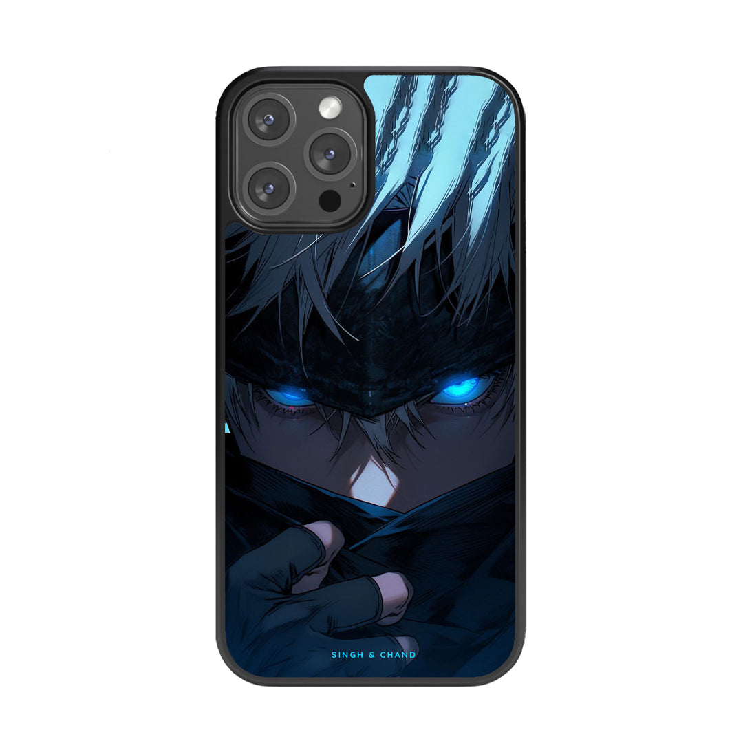 Gojo Satoru 2.0 Jujutsu Kaisen JJK Anime Glass Phone Case SINGH & CHAND Gojo Satoru 2.0 Jujutsu Kaisen JJK Anime Glass Phone Case SINGH & CHAND