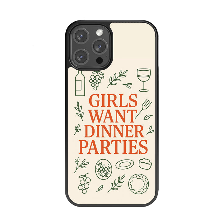 Dinner Over Drama Glass Phone Case