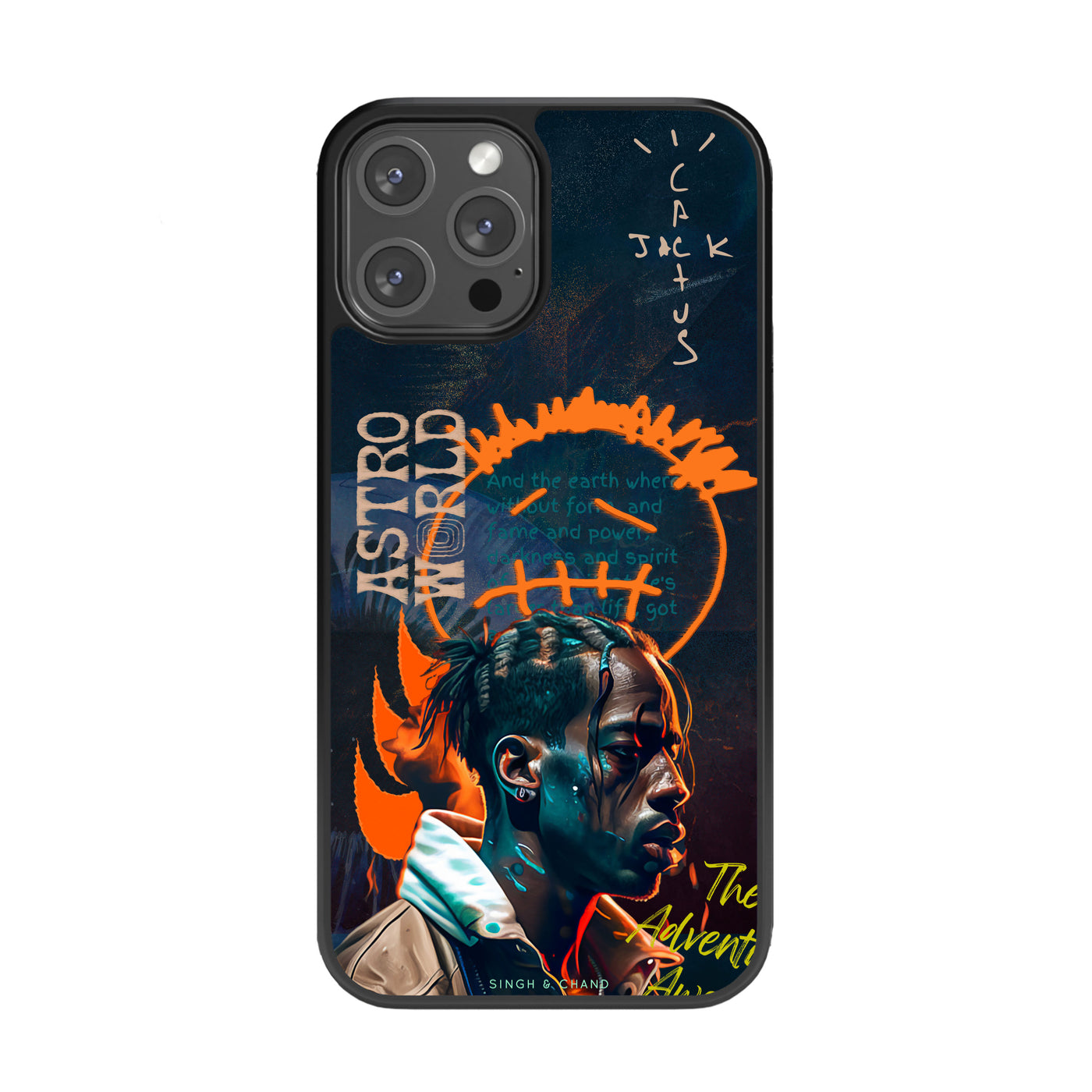 Travis Scott Astro World Glass Phone Case