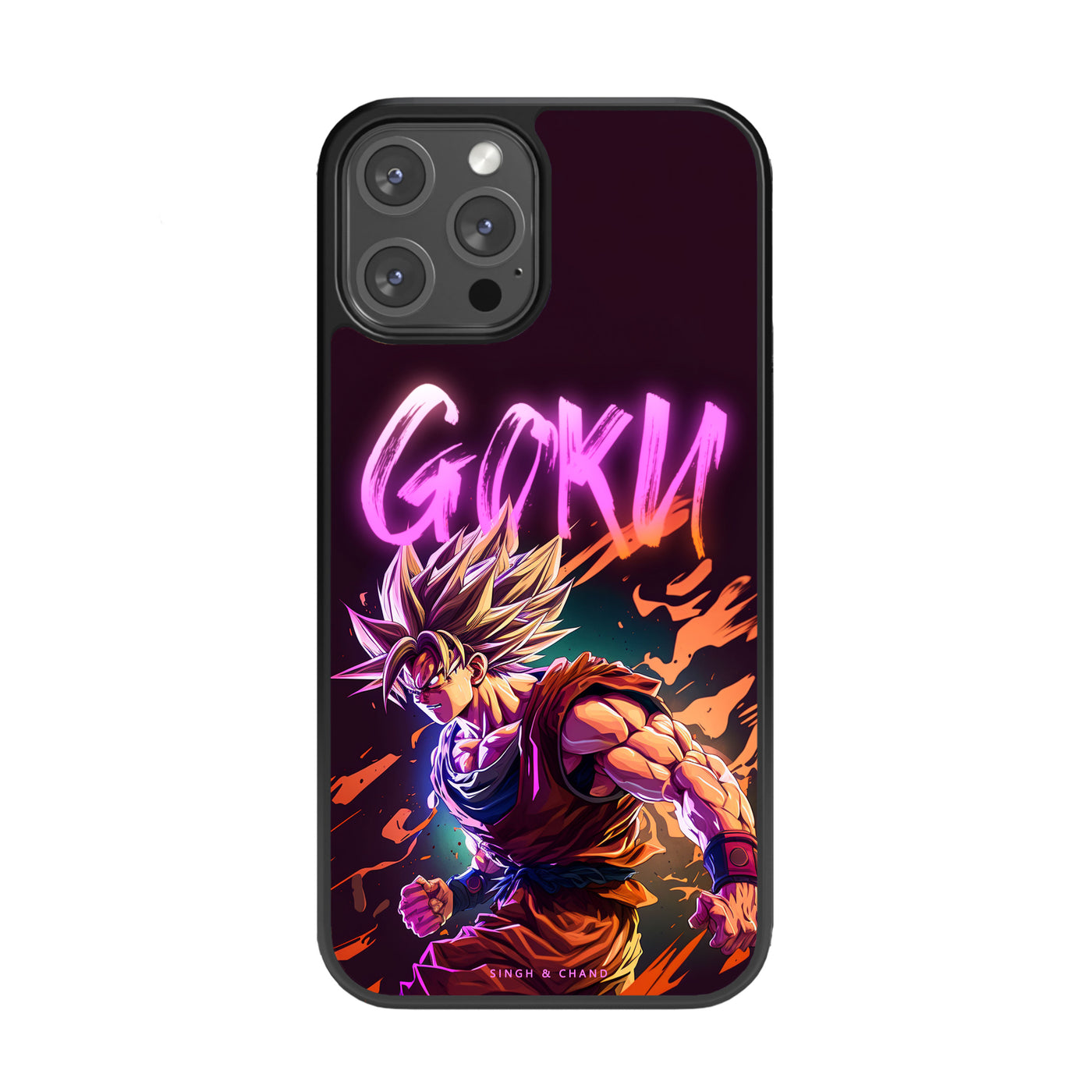 Super Goku Glass Phone Case