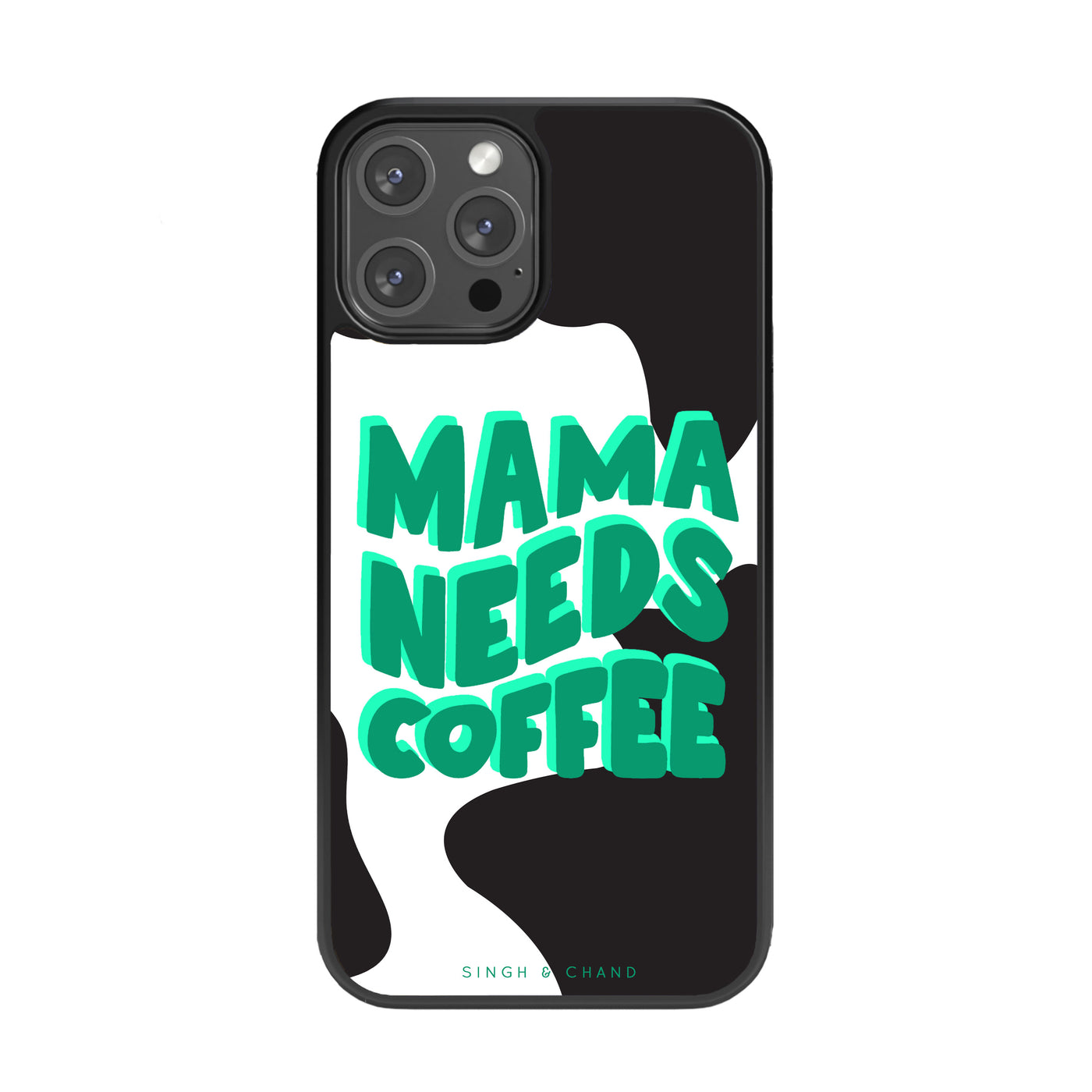 COFFEE MAMA Glass Phone Case