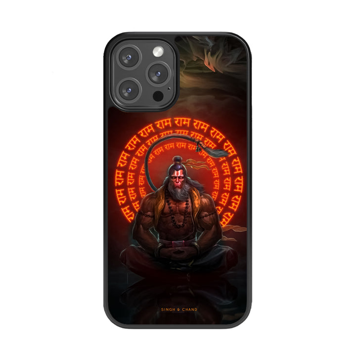 Ram Hanuman Glass Phone Case