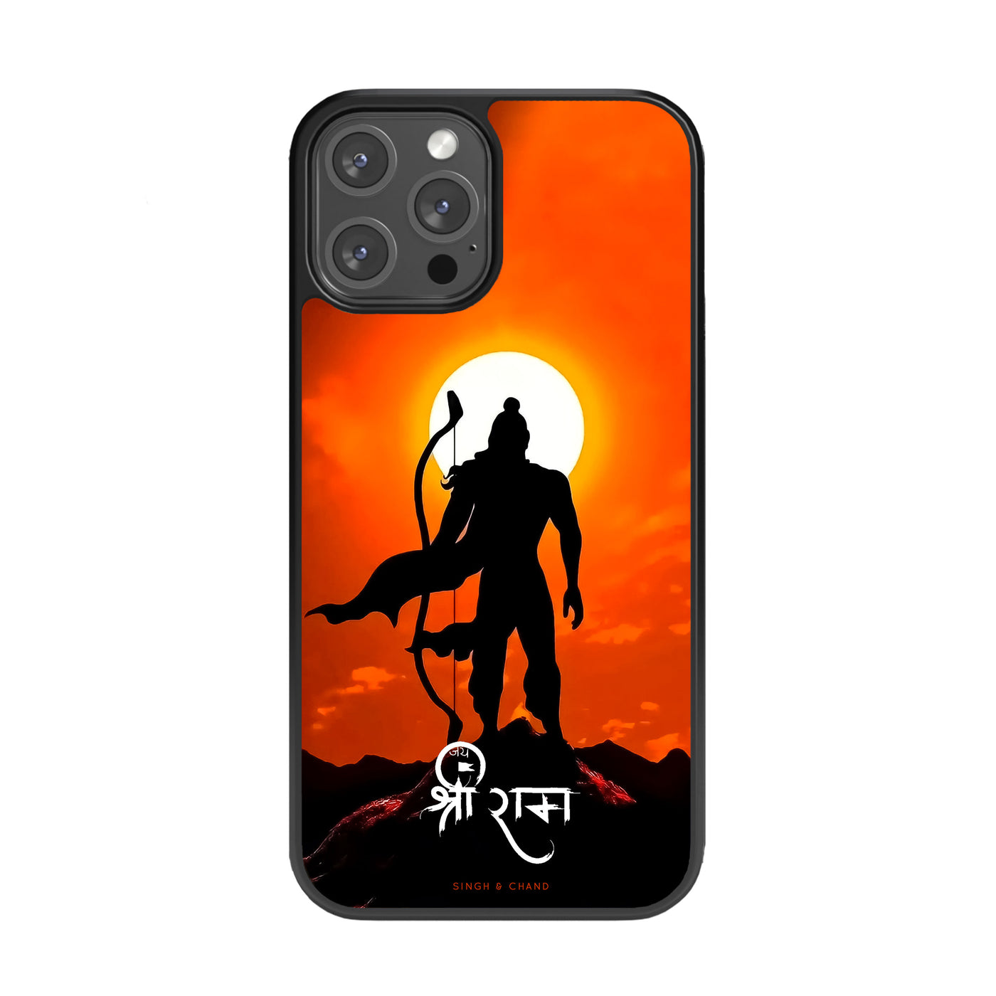 Jay Shree Ram Glass Phone Case