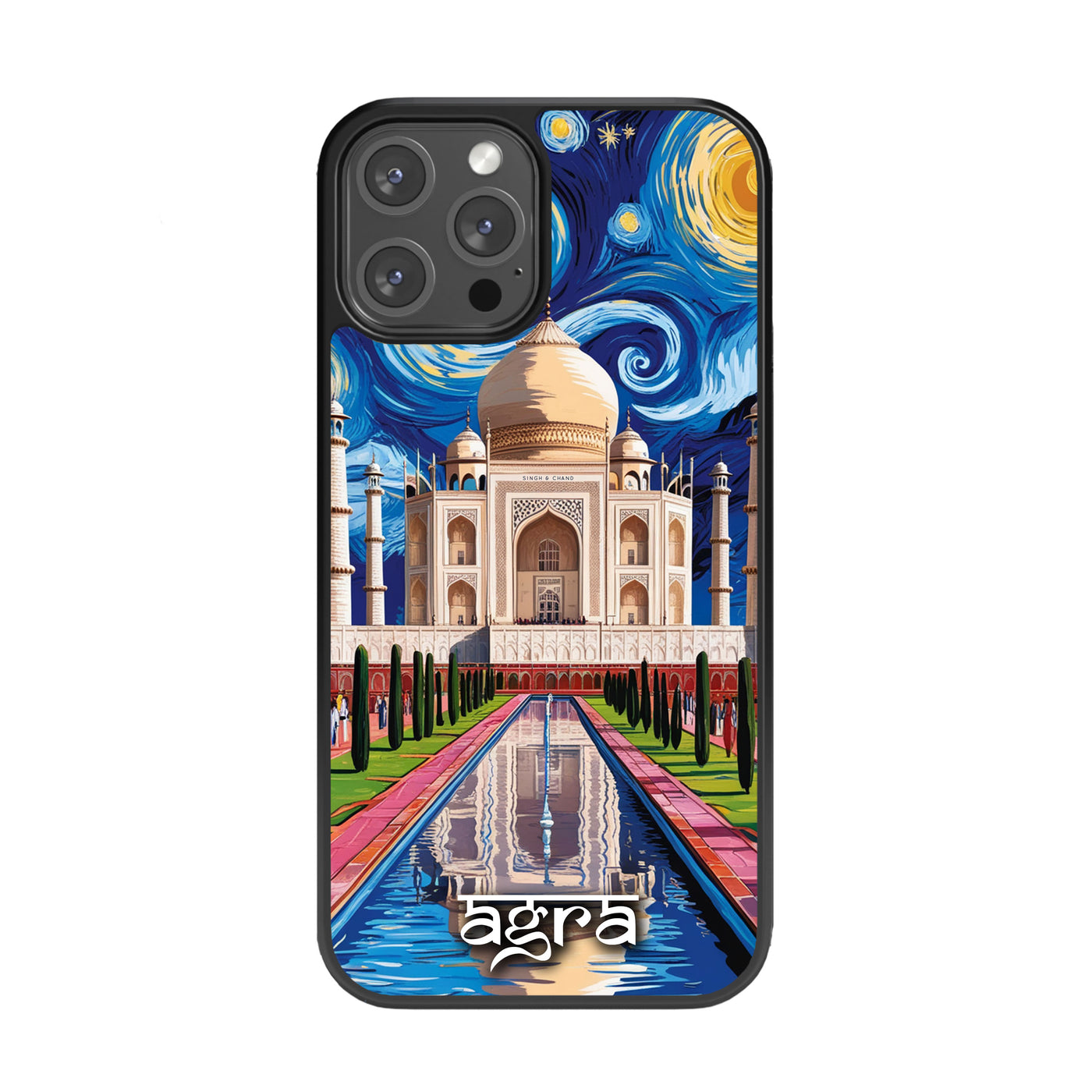 Agra Taj Mahal Historical Style City Style Glass Phone Case