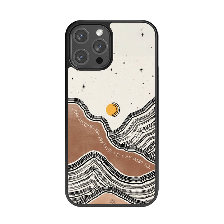 Mind Over Matter Glass Phone Case
